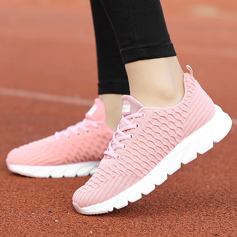 Womens Slip On Walking Shoes Non Slip Running Shoes Breathable Lightweight Gym Sneakers