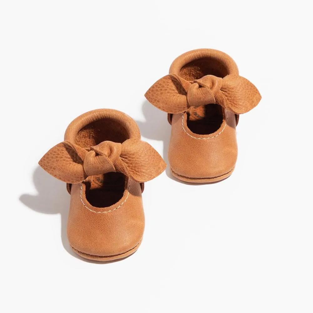 Zion Knotted Bow Baby Shoe